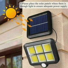 Solarni zidni reflektor 30W (120W) LED zidna solarna lampa