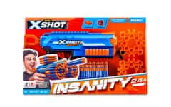 Zuru X-Shot Insanity Manic pištolj, plava (02700)