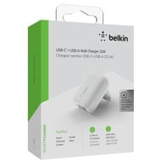 Belkin punjač USB-A, USB-C, 220V, 32W