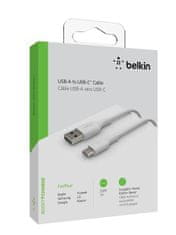 Belkin Boost Charge kabel, USB-A na USB-C, bijeli (CAB001bt1MWH)