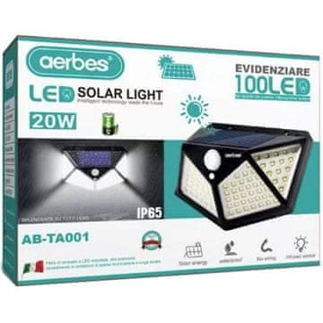 Aerbes Zidna solarna lampa 20W