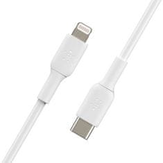 Belkin Boost kabel, USB-C na Lightning, bijeli (CAA003bt1MWH)