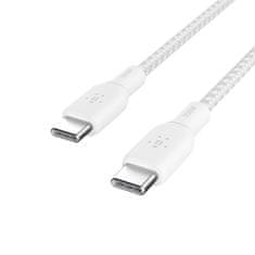 Belkin Boost Charge kabel, USB-C na USB-C, 100 W, bijeli (CAB014bt2MWH)