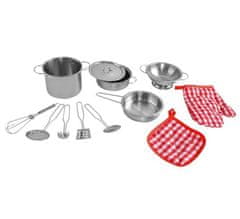 Kruzzel Set od 13 dječjih metalnih lonaca i posuđa