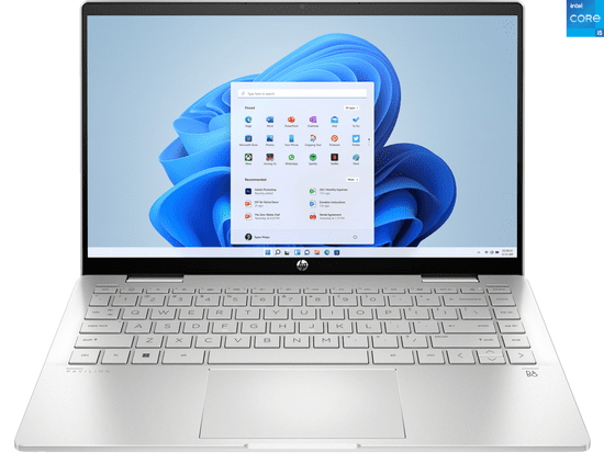 HP Pav X360 14-ek1000nm laptop, i5-1335U, 16GB, SSD1TB, 14FHD, W11H (8C6R8EA#BED)