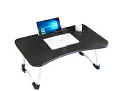 Verkgroup Prijenosni preklopni univerzalni drveni stol za laptop 60cm