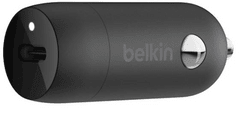 Belkin USB-C auto punjač, 12 V, 20W (CCA003btBK)