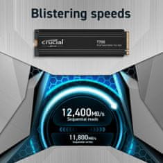 Crucial T700 SSD disk, M.2 PCIe, NVMe, Gen5, 4 TB (CT4000T700SSD3)