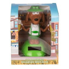 Out of The blue Solarni plesoč bavarski pivski pes 11cm – solarna figura