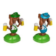 Out of The blue Solarni plesoč bavarski pivski pes 11cm – solarna figura