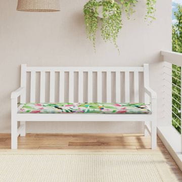 Vidaxl Jastuk za vrtnu klupu, višebojni, 150x50x3 cm, tkanina