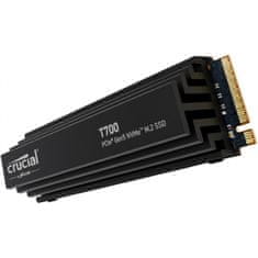 Crucial T700 SSD s hlađenjem, NVMe, Gen5, 1 TB (CT1000T700SSD5)