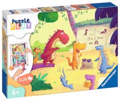 Ravensburger Puzzle & Play Dinosaur slagalica, 2x24 dijela
