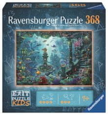 Ravensburger Exit KIDS Puzzle: Potopljena Atlantida, 368 komada
