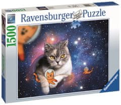 Ravensburger Mačka u svemiru slagalica, 1500 dijelova