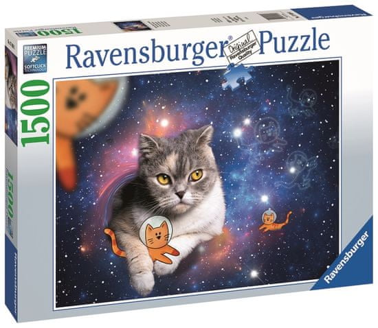 Ravensburger Mačka u svemiru slagalica, 1500 dijelova