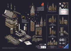 Ravensburger Harry Potter: Dvorac Hogwarts - Velika dvorana (noćno izdanje) slagalica, 540 dijelova