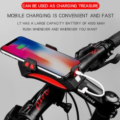 Verkgroup Set power bank ciklo lampa za mobitel 7 u 1