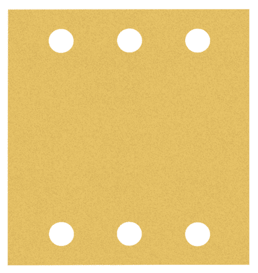 BOSCH Professional 10-dijelni set brusnog papira sa 6 rupa EXPERT C470 za vibracijske brusilice, 115 x 107 mm, G 120 (2608900893)