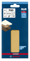 BOSCH Professional 10-dijelni set brusnih papira s 8 rupa EXPERT C470 za vibracijske brusilice, 93 x 186 mm, G 180 (2608900857)