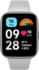 Xiaomi Redmi Watch 3 Active pametni sat, siva