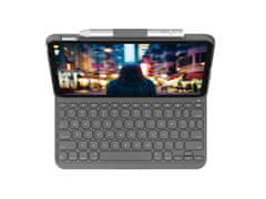 Logitech Slim Folio za iPad (10. Gen) poklopac s tipkovnicom, HRV gravura, siva (TABLOR080)