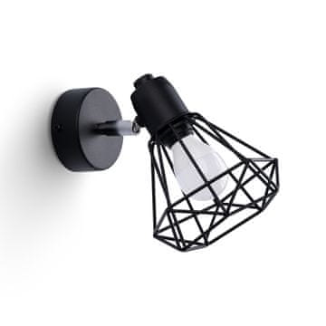 Sollux ARTEMIS 1 crna zidna lampa