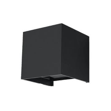 Sollux LUCA crna LED zidna lampa IP54