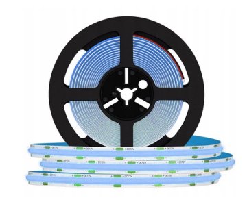 Berge LED traka NEON COB homogeni - 12V - 5 m - plavi
