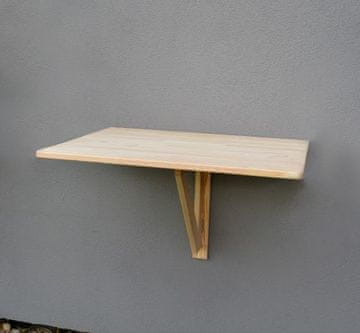 Rojaplast Sklopivi Zidni Stol od Drveta za Interijere i Eksterijere