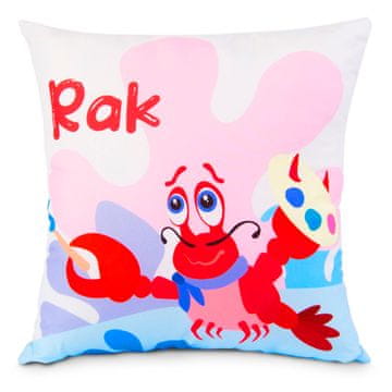 Darymex Dječji jastuk 40x40 s horoskopskim znakom Raka vašeg djeteta