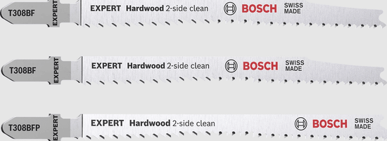 BOSCH Professional 2-dijelni set listova ubodne pile EXPERT 'Hardwood 2-side clean' T308BF/BFP (2608900549)