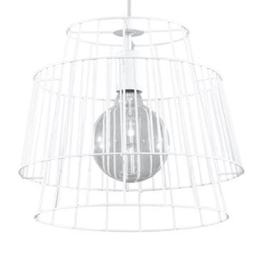 Lumi Monix 1 E27 bijela viseća lampa 06.246.62