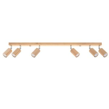 Sollux BERG 6 stropna lampa od prirodnog drva
