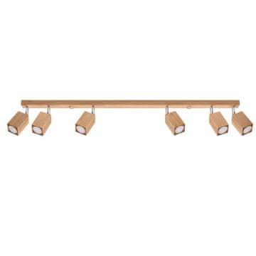 Sollux KEKE 6 stropna lampa od hrastovine