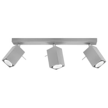 Sollux Stropna lampa MERIDA 3 sive boje
