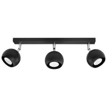 Sollux OCULARE 3 stropna lampa crna