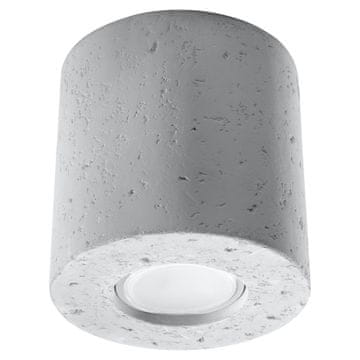 Sollux Stropna svjetiljka orbis 1 GU10 siva betonska SL.0488