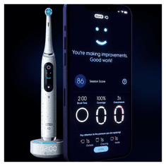 Oral-B iO Series 10 električna četkica za zube, Stardust White