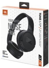 JBL Tune 670NC bežične slušalice, crna