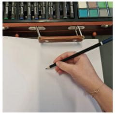 Maaleo Kofer za crtanje od 128 komada, s listovima za crtanje