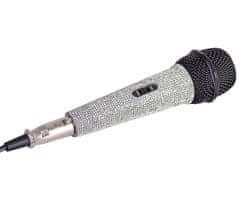 Trevi EM 30 Star žičani mikrofon, XLR, JACK 6.3mm, 5m kabel, dijamanti, metal
