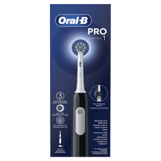 Oral-B Pro Series 1 crna električna četkica za zube + putna torbica