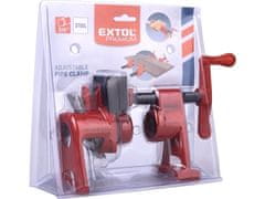 Extol Premium Stezaljka 8815403 - podesiva stezaljka za cijevi, pričvršćivanje na fiksni kraj pomoću cijevi s vanjskim navojem DN 20 - 3/4" -26,9 mm