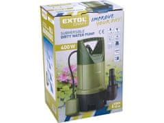 Extol Premium Pumpa za gnojnicu 414123 za prljavu vodu, 400 W, 7500 l/h