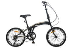 Xplorer Foldo sklopivi bicikl, 50,8 cm, crni