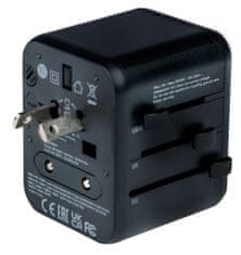 UTA-02 univerzalni putni adapter, USB-C i USB-A