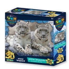 Animal Planet 3D puzzle, snježni leopard, 100/1