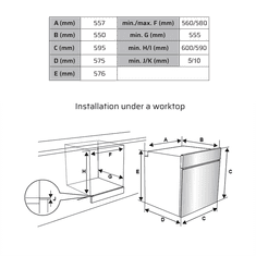 VOX electronics SBM6510X3D ugradbena pećnica