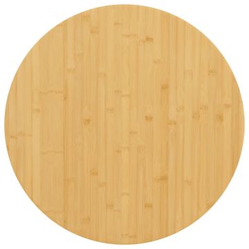 Vidaxl Ploča stola Ø60x4 cm Bambus